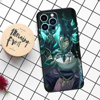 Genshin Impact Xiao Case For iPhone 14 13 12 11 16 15 Pro Max Plus Mini X XR XS Max 7 8 Soft TPU Back Cover iPhone 15
