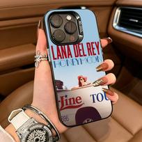 Music  L-Lana D-Del Rey Phone Case For iPhone 17,16,15,14,13,12,11 Plus Pro Max Colored Silver Phone Case iPhoneXSMAX