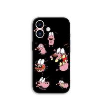 for Apple iPhone 17 16 15 11 Pro XS Max XR 6 7 8 Plus + SE 2020 5 16E Phone Cover Case Anime C-Courages Dog C-Cowardlys iPhone 16