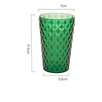 1vnt Prabangus Gargle Cup skalbimo ir valymo namų komplektas Dantų šepetėlis Porai Gargle skaidrūs plastikiniai vonios čiužiniai 501-600ml žalia