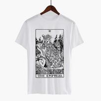 The Empress Tarot Card T shirt Major Arcana Fortune Telling Occult T Shirt Casual O-neck Casual For Women Tee S