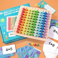 Vaikams Montessori mokomieji mediniai žaislai Kūdikių matematikos žaislai 99 daugybos lentelė Matematikos aritmetikos mokymo priemonės vaikams Dovanos