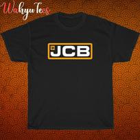 New!  JCB Logo Black  Grey  Navy  White Size S-5XL Unisex T-Shirt M