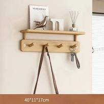 For Colgador Pared De Bambú, Perchero Creativo Simple a Colgar En La Pared, Almacenamiento Ropa Para