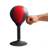 Punching Bag with Suction Cup for The Desk – Fun Toy, , Bag, Family And Friends, Black Red