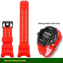 GPRH1000 Silicone watch strap For G-SHOCK Casio 3554 Cat Man Three GPR-H1000 Resin silicone Bracelet watchband Men's band belt For GPR-H1000 series raudona juoda spalva
