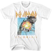Amerikietiški Klasikiniai Def Leppard 1977 Anglų Roko Grupė 80-ųjų Sunkusis Metalas Pyromania Suaugusiųjų Marškinėliai S balta