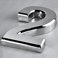 Scutcheon 5 cm padengtas sidabru Namų dekoro skaitmenys Viešbučio durys KARŠTA plaketė Adresas Modernus 1vnt Naujas numeris Namas Lipdukas Plokštelė Ženklas Papuošalai Priedas 2