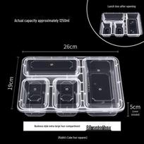 ZLIII Disposable 4-Compartment Meal Prep Containers