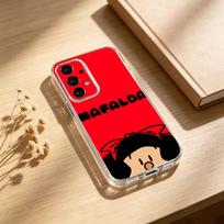 mafalda phone Case For Samsung S25,24,21,22,23,30,Ultra,20,Plus,Fe,Lite,Note Transparent Cover Samsung S20plus5G
