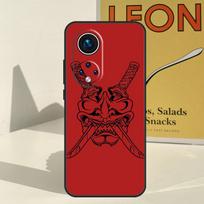 Samurai Oni Mask Case For Honor X8a X8b X9b X9a X8 X9 X9c 50 70 90 Lite Honor 200 Lite Magic 5 6 7 Pro Cover Honor 200 Lite