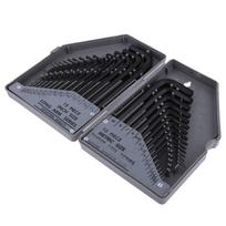 Head Hand Tools Kit Socket Wrench Allen Key Hex Set Allen Wrench Hexagon Spanner Screwdriver Set grey box