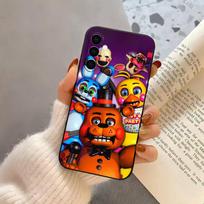Five Nights At F-Freddys Fnaf Phone Case For Samsung Galaxy A73,A72,A71,A70,A53,A52,A51,Soft Silicone Black Cover Samsung a52