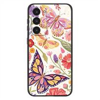 Cool Butterfly Phone Case For Samsung Galaxy A20,21s,22,31,32,52,53,72,73,80,91 Soft Liquid Silicone Black Cover SamsungA31