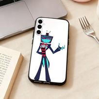 V-Vox H-Hazbin H-Hotel   Phone Case Black Silicone Soft For Samsung Galaxy A73,A72,A71,A70,A53,A52,A51 Samsung a50 30s 50s