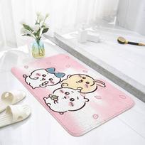 Cartoon-c-chiikawaS Kawaii Floor Mats Home Laundry Rug Carpet For Living Room Decor Lounge Area Anti-slip Mat Entrance Doormat 40x60cm