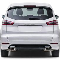 Ford S-Max II - Chromuota juosta ant bagažinės dangčio, chromuotos durys