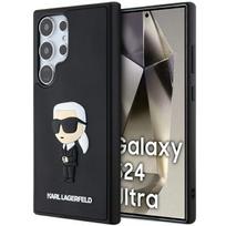 Etui Karl Lagerfeld 3D Rubber Ikonik Do Galaxy S24 Ultra, Czarne