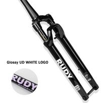 EVOSID Ultralight Road Bike Air Front Fork 700C Gravel Suspension Fork Shaft 12x100mm Thru Shaft Adventure/Endurance Riding Bike RUDY Glossy Fork
