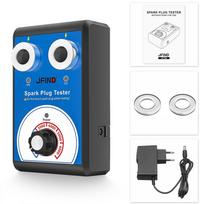 Car Spark Plug Tester 0-6000rpm 110V 220V Double Hole Diagnostic Tool Auto Engine Ignition Detector Tools Car 12V Scanner JFIND JF109 EU Plug