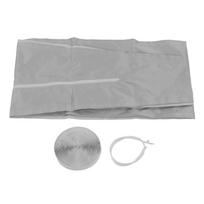 AC Window Frame Sealing Cloth Portable Air Conditioner Window Sealing Cloth  AC Window Frame Baffle Kit Silver Grey 3M