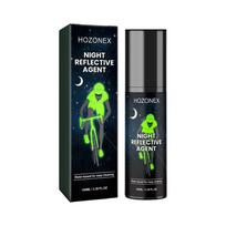 Reflective Night Spray Paint For Night Riding Glow-in-The-Dark Bright Spray Luminous Warning Signs Fluorescent Night Spray žalia