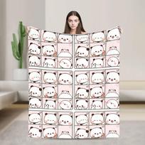 Cartoon Panda Bubu Dudu Blankets Flannel Printed  Multi-function Ultra-Soft Throw Blankets for Bedding Office Rug Piece 150x200cm