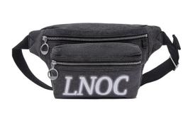 Li Ning Cotton Sling Bag, Fanny Pack Regular Unisex Black ABDT061-1