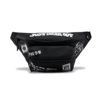 Li Ning Recycled Polyester Sling Bag Unisex Black ABDV277-1