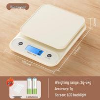 Electronic Kitchen Food Scale with Transparent Bowl