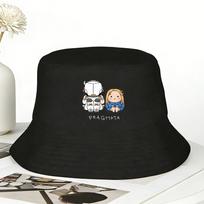 Pragmata Shirt Sci Fi  Astronaut Girl Moon Bucket Hat  Hawaii FisherUnisex Caps For Unisex Fishing Sun Hats Foldable Graphic Cap One Size