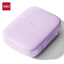 Deli Q10 Thermal Label Printer CN plug (adapter included) violetinė spalva