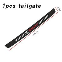 Car Door Sill Stickers arbon Fiber Sill Protector Strip For Seat Leon Ibiza Alhambra Exeo Altea Arona Mii IBL Car Accessories