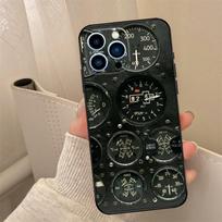 Aircraft Cockpit Dashboard Phone Case For iPhone 16 15 14 13 11 12 17 Pro Max mini 15 16 Plus 16e 17 Air Cover Coque iPhone 16Pro MAX