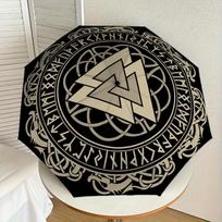 1pc Valknut, Norse Print Umbrella , Multi-functional Umbrellafor Men & Women, Valentine's Day Gift0817090
