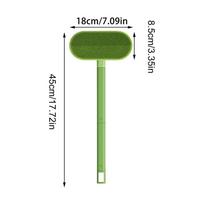 Pet Hair Remover Brush Long Handle Window Cleaning Brush Pet  Cleaning Tool Manual Cat Dog Hair Remover Brush Pet Supplies žalia