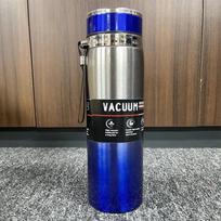 Thermos Bottle 1L Thermal Water Bottle Stainless Steel Insulated Cup Gradient Color Lid Strap Travel Outdoor Sports Wholesale 1000ML tamsiai mėlyna spalva