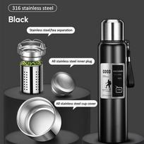 0.8/1L Stainless Steel Thermos Bottle Sport Thermal Water Bottle Keep Cold and Hot Insulated Cup Outdoor Campping Vacuum Flasks 800ML juoda