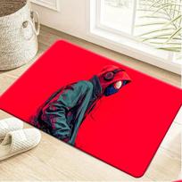 MARVEL Deadpool Themed Doormat Suitable for Kitchen, Hallway, Entryway - Non-Slip Absorbent with Iconic Deadpool Design, Mach 40x60cm