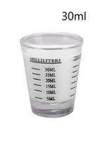 Measuring Cups with Scale Glass for Kitchen, Small Measuring Cups for Cocktail, Ounce, Round Espresso, Bar Drinker, Milk Tea Too