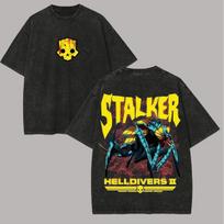 Anime Lover Helldivers New Model Washed Tshirt Year Round Clothing Personality Clothes Plus Size Unisex Yk Short High Quality S