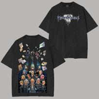 Anime Lover Kingdom Hearts Sora New Model Washed Tshirt Year Round Clothing Personality Clothes Plus Size Unisex Yk Short Soft L
