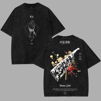 Jujutsu Kaisen Nanami Kento Manga Tshirt For Mens Clothing Vintage Washed Oversized T Shirrt High Quality S