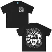 Hot Imagine Dragons Band Loom World Tour Poster Graphic Print T-Shirt Men Women Rock Punk Gothic Harajuku Fashion Loose Casual Cotton Oversized Top 4XL