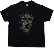 SCREAMING SKULL II Kids Boys kids boys T-Shirt Dead Tattoo Art Rockabilly Skeleton Artist 150