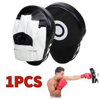 Fitneso Taekwondo smūgių pagalvėlė, bokso maišas, bokso kilimėlis, smėlio maišas, PU odos treniruočių įranga, Muay Thai kojų taikinys, smūgio skydas juoda balta spalva