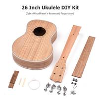 26 Inch   Ukulele Kit, Hawaii Guitar Craft   Kit with Installation Tools for Kids, Friends, Family, Amateur Make Your Own Ukulele