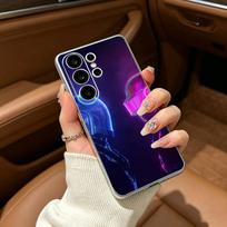 Music D-Daft Punk Clear Phone Case for Samsung S25, S24, S21, S22, S23, S30, Ultra, S20, Plus, FE, Lite Samsung S25Plus