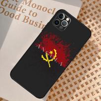 Angola flag Case For iPhone 16 13 11 12 14 15 Pro Max mini XR X XS MAX Plus Cover Cases iPhone 15