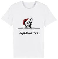 CHIHUAHUA Personalised Christmas Dog T-Shirt Mens Womens Tees Top Mens Womens Dogs Name Pet Tee M